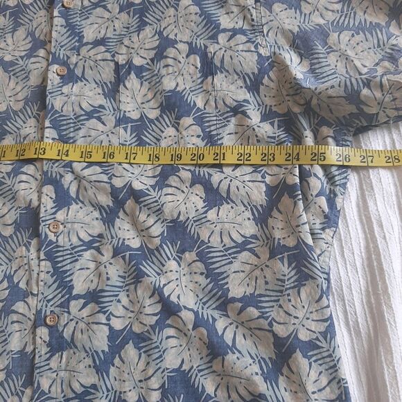 ROWM Hawaiian Button Down Shirt 100% Cotton Beach Coastal XXL - Picture 5 of 9